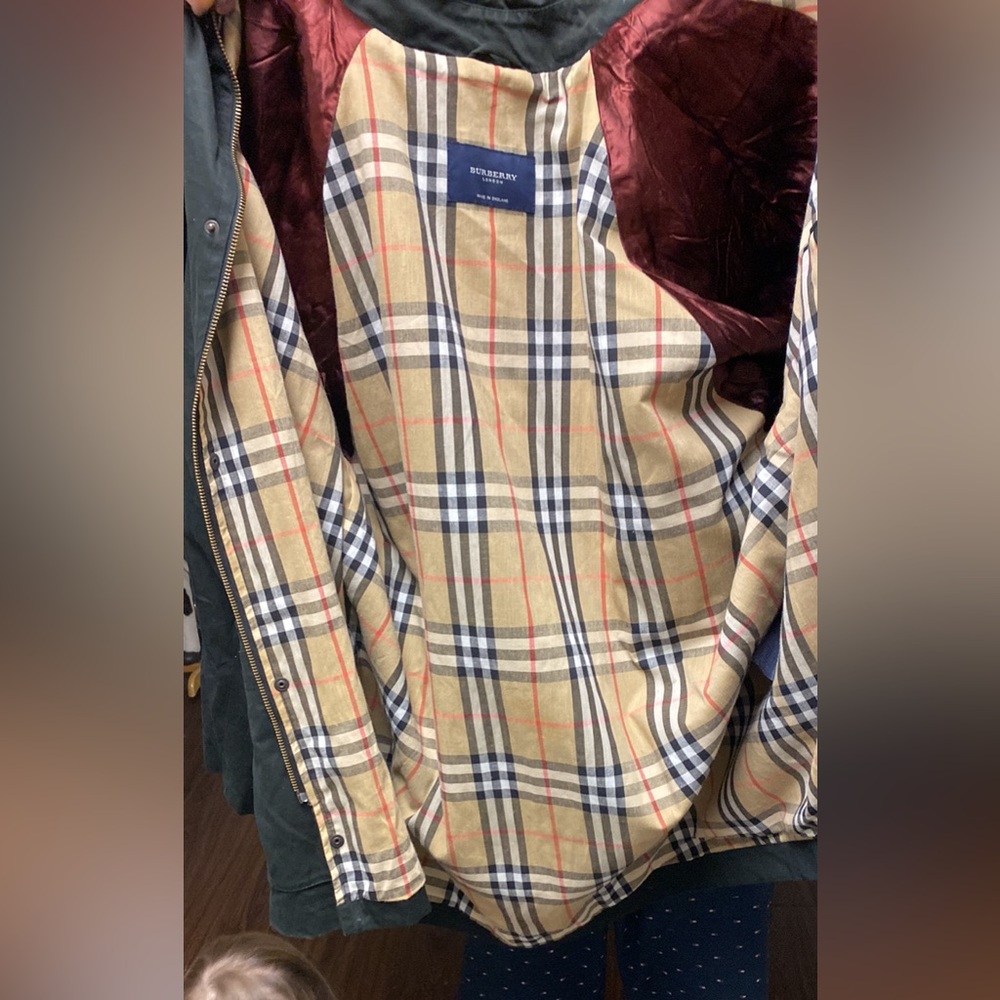 Burberry coat all authentic asking 425 obo perfect condition
